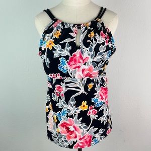 Sol Collective floral tankini top
